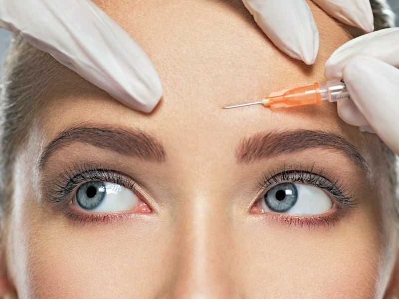 تزریق بوتاکس پیشانی