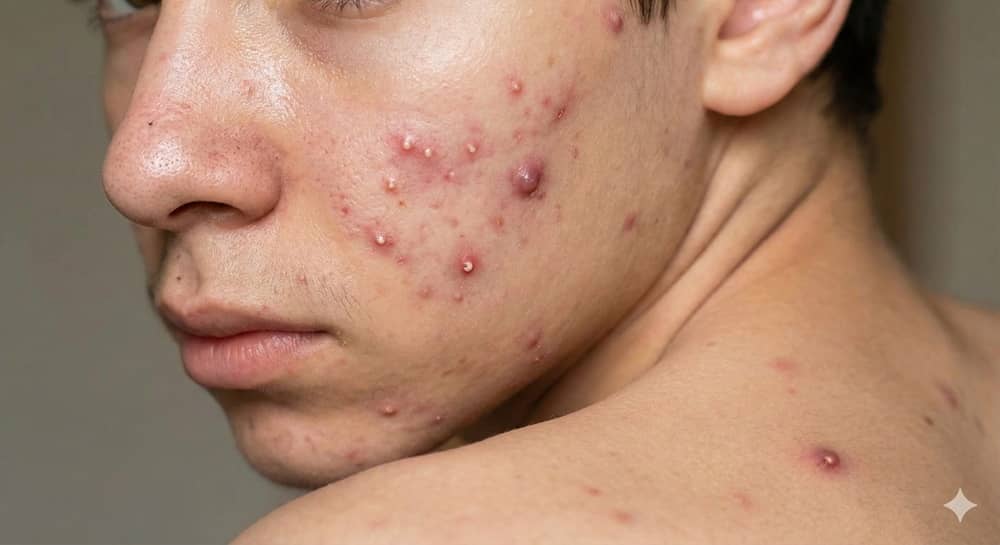 عکس جوش آکنه